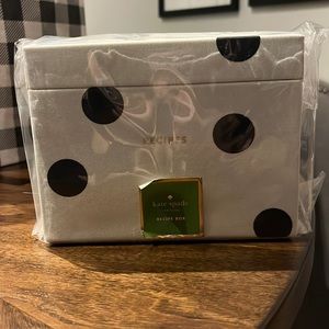 ♠️Kate Spade♠️ Recipe Box